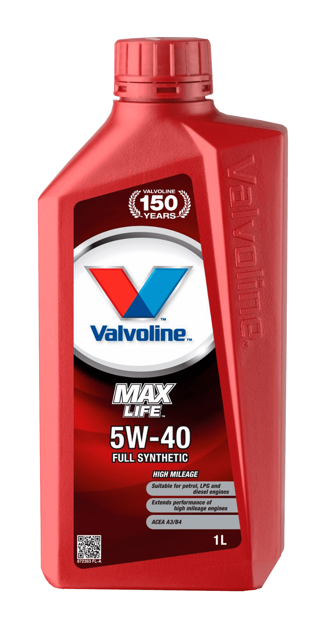 Моторное масло Valvoline MaxLife Synth. 5w40, 1л , 
